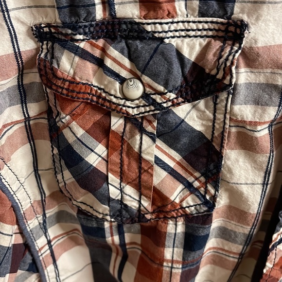 BKE Button Down Shirt Sz L - Picture 2 of 6